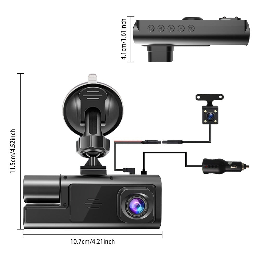 Driving Recorder Supports WiFi Mobile Phone Interconnection Reversing Image - HZ Mobile