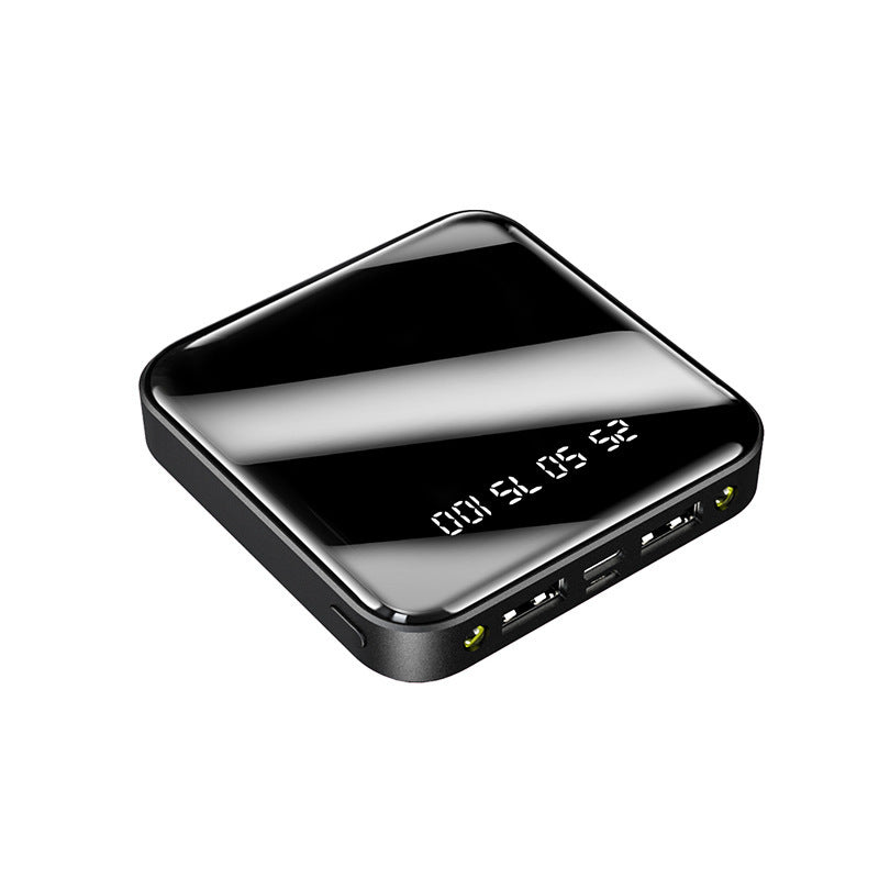 Mini Power Bank 20000 MAh Portable Mirror Digital Display Power Bank - HZ Mobile