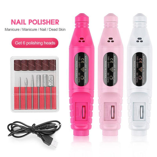 Electric Nail Drill Pen – Portable Nail Polish Machine & Manicure Tool for DIY & Salon - HZ Mobile