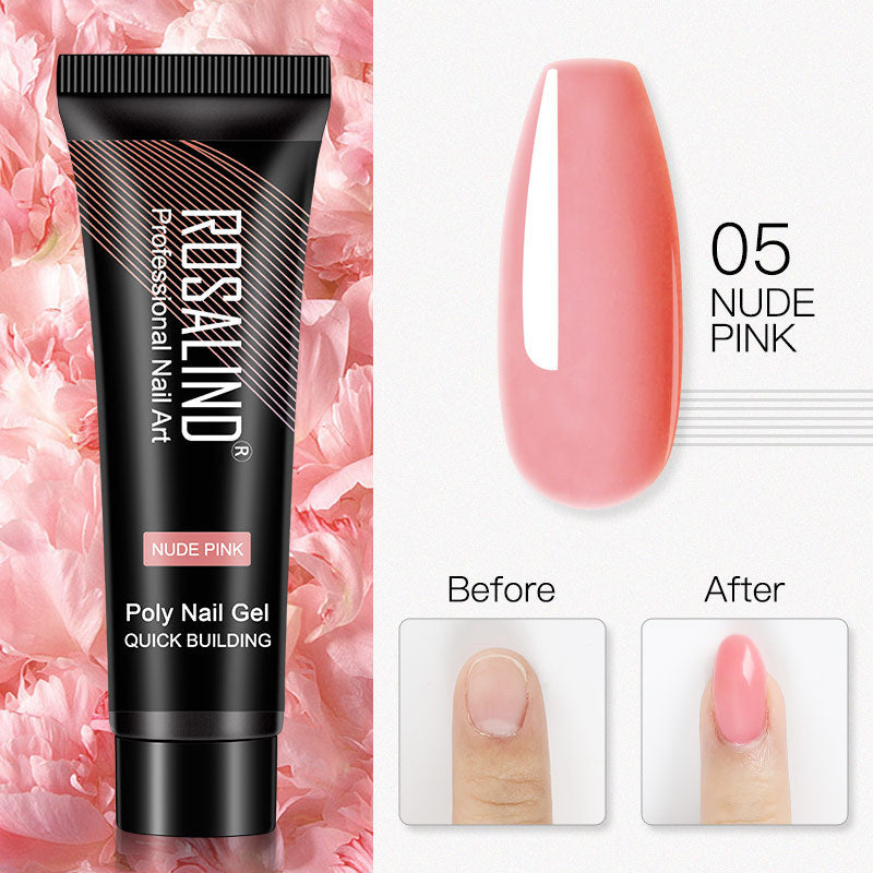 ROSALIND 15ml Crystal UV Nail Extension Gel – Builder Glue for DIY & Professional Manicure - HZ Mobile