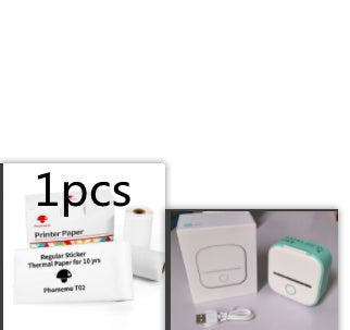 Portable Mini Thermal Label Printer Home Photo Printer Student Wrong Question Printer Bluetooth-compatible Mini Label Printer Price Tag - HZ Mobile