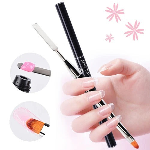 Quick Crystal Nail Extension Gel Set – Easy Builder Gel Kit for DIY & Salon Manicure - HZ Mobile