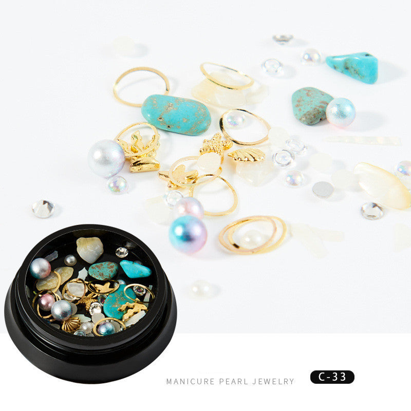 Copper Round Rivets & Sequins – Xingyue Nail Drill Ornaments for DIY Acrylic & Gel Nail Art - HZ Mobile