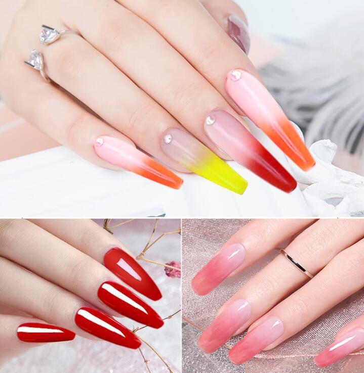 15g Colored Crystal Nail Extension Gel – Builder Glue for DIY & Professional Nail Art - HZ Mobile