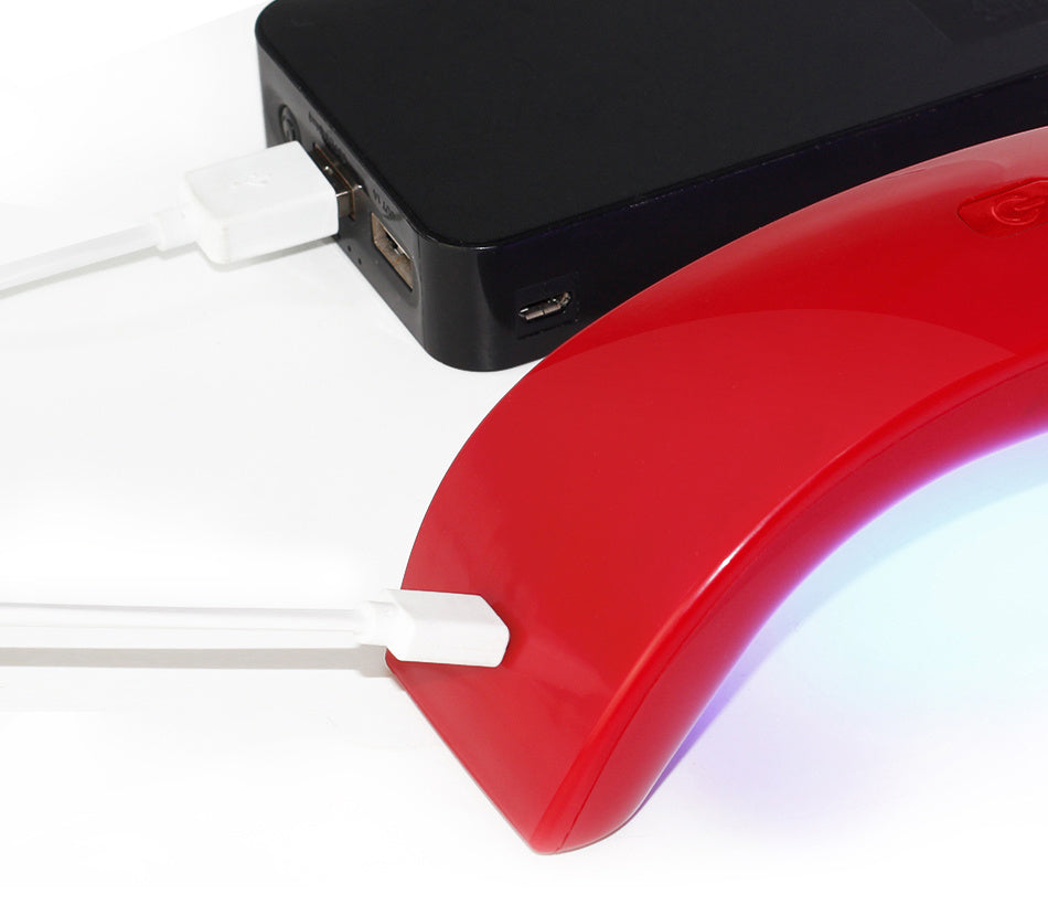 LED Nail Art Lamp – UV Gel Dryer & Curing Light with Mobile Phone Stand for DIY & Salon Use - HZ Mobile