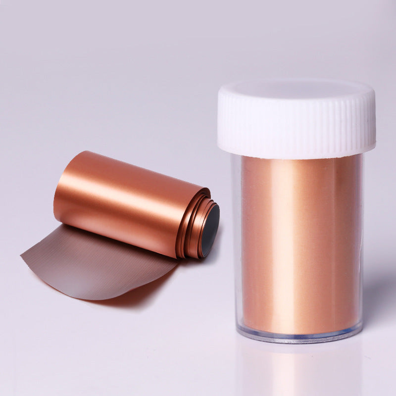 Rose Gold Star Nail Transfer Foil – Shiny Paper Stickers for DIY & Salon Nail Art - HZ Mobile