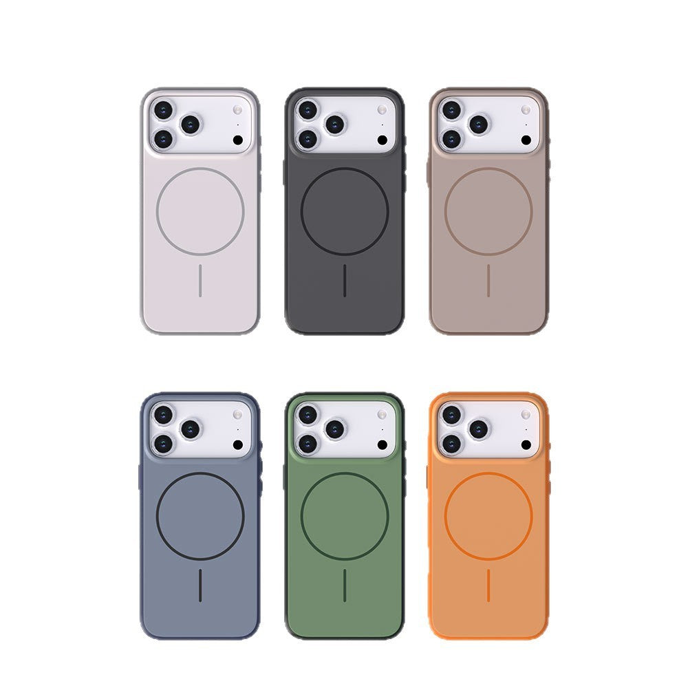 Suitable Magnetic Matte Skin Feeling Silicone All-inclusive Phone Case - HZ Mobile