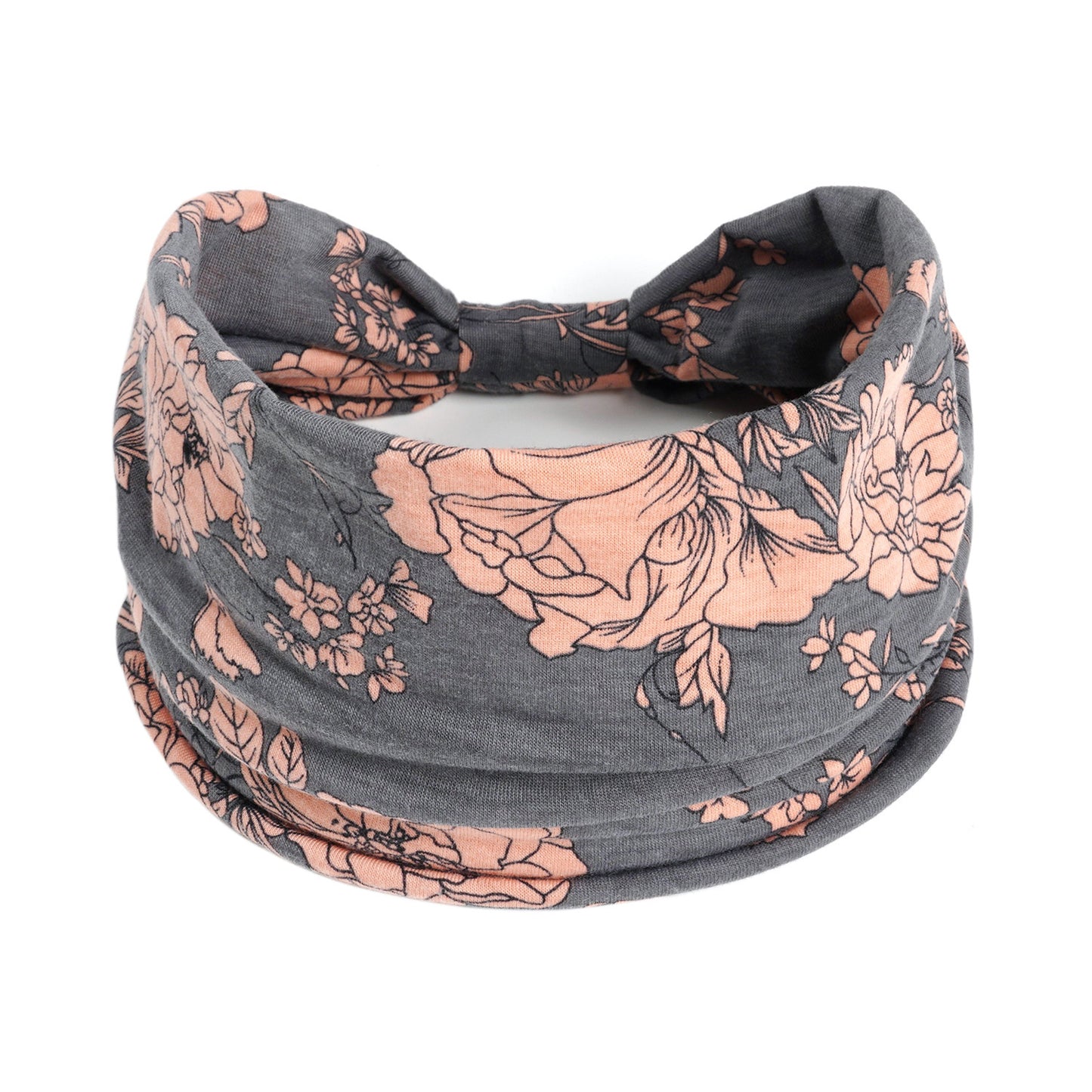 Bohemian Yoga Sports Headband – Cashew Print, Sweat-Absorbent & Non-Slip Elastic Hairband - HZ Mobile