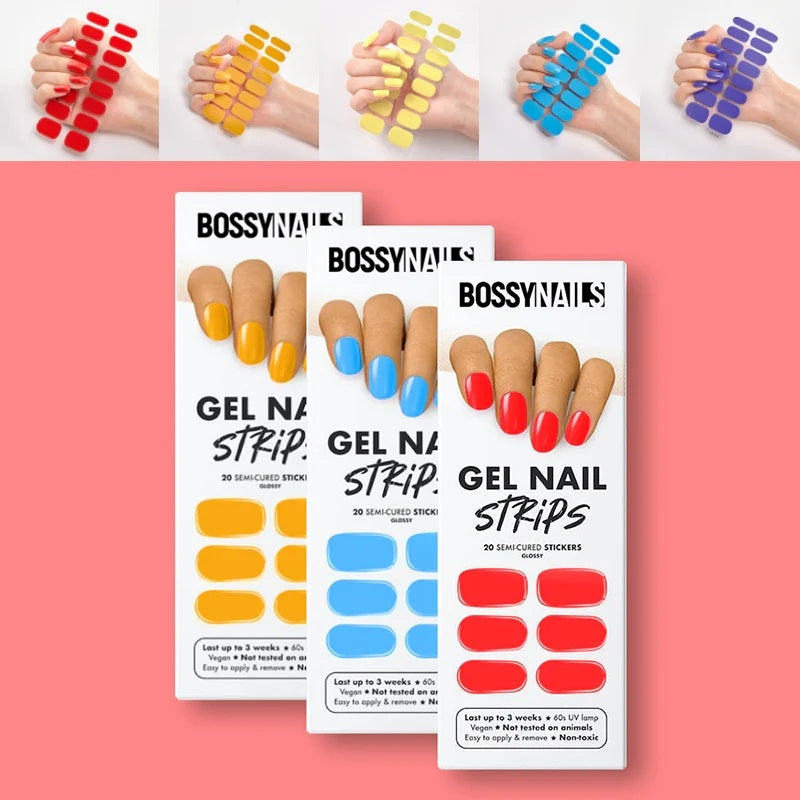 Colorful Letter Nail Stickers – Full Sheet Nail Art Decals for DIY & Salon Manicure - HZ Mobile