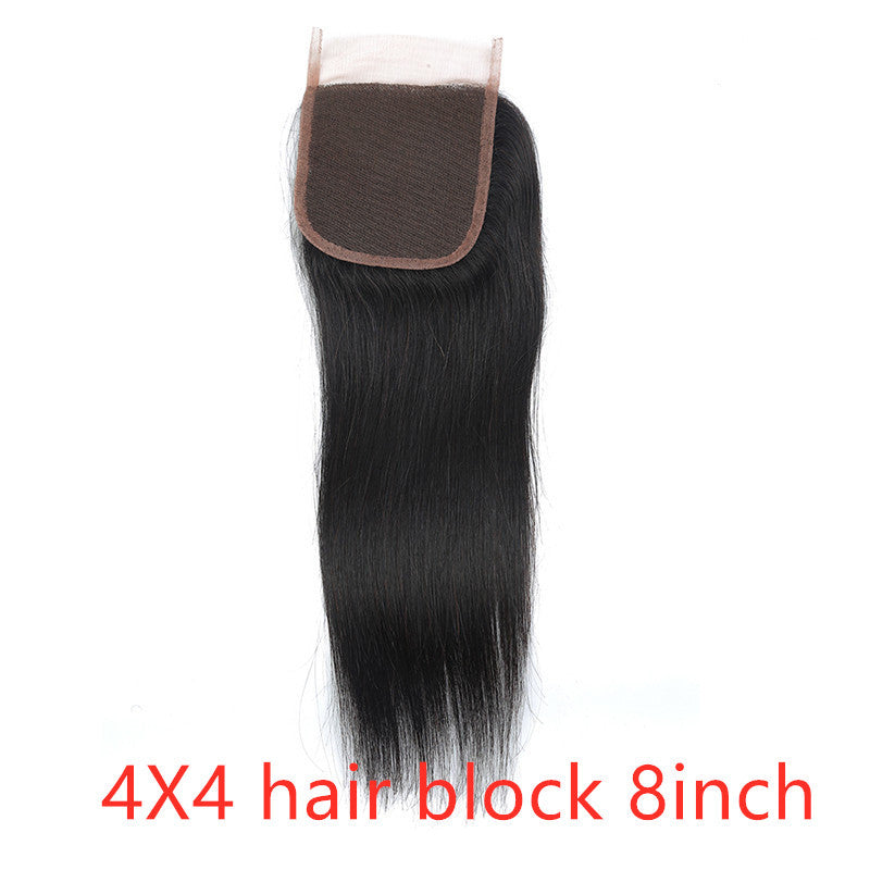 Real Human Hair Straight Wave Extensions – Natural Color Weave Bundles & Wig Hair Curtain - HZ Mobile