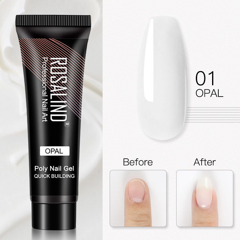 ROSALIND 15ml Crystal UV Nail Extension Gel – Builder Glue for DIY & Professional Manicure - HZ Mobile