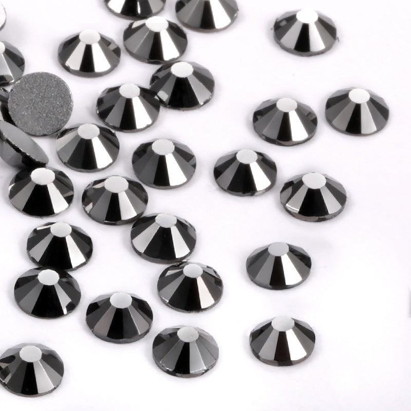 Glass Flat Rhinestones for Nail Drill – Sparkling Crystal Gems for DIY & Salon Nail Art - HZ Mobile