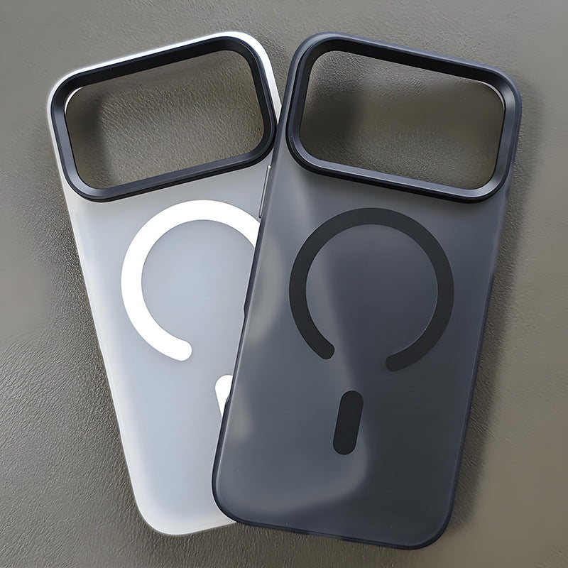 Applicable To 17promax Phone Case New Magnetic Simple Skin Sense Drop-resistant Protective Cover - HZ Mobile