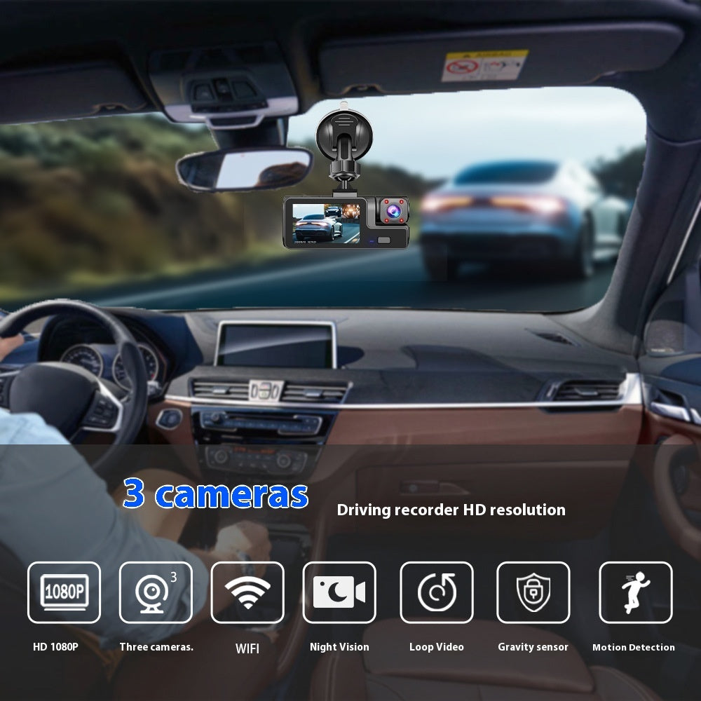 Driving Recorder Supports WiFi Mobile Phone Interconnection Reversing Image - HZ Mobile