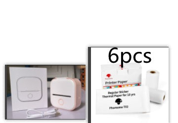 Portable Mini Thermal Label Printer Home Photo Printer Student Wrong Question Printer Bluetooth-compatible Mini Label Printer Price Tag - HZ Mobile