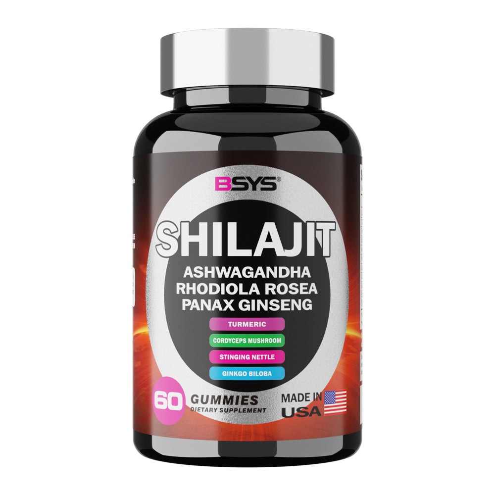 BSYS 8-in-1 Shilajit Gummies – 60 Count Energy, Vitality & Wellness Supplement - HZ Mobile