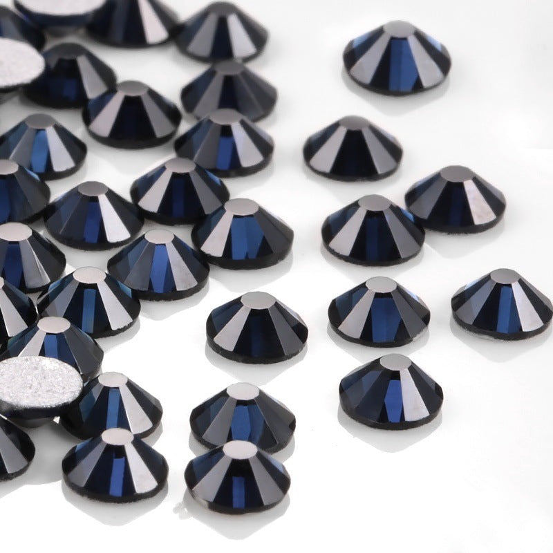 Glass Flat Rhinestones for Nail Drill – Sparkling Crystal Gems for DIY & Salon Nail Art - HZ Mobile
