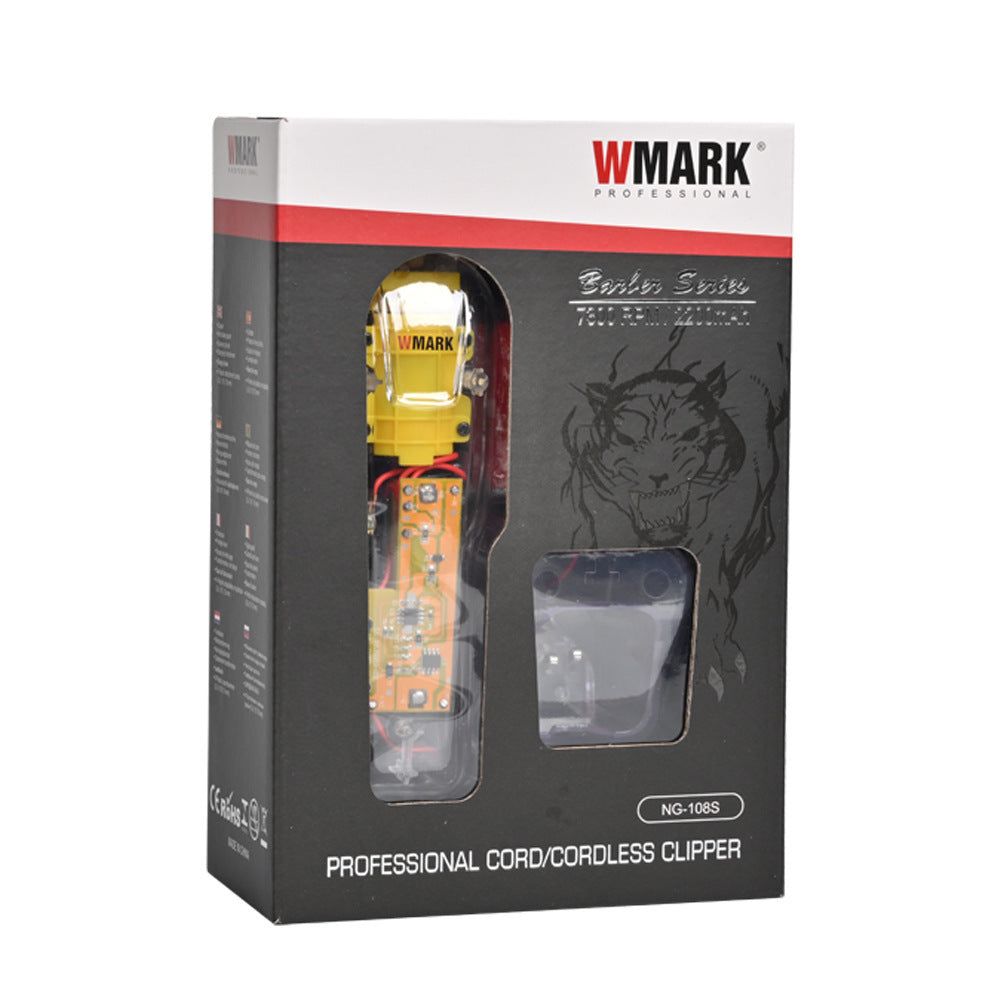 Transparent Hair Clipper – Cordless Electric Trimmer with USB Charging - HZ Mobile