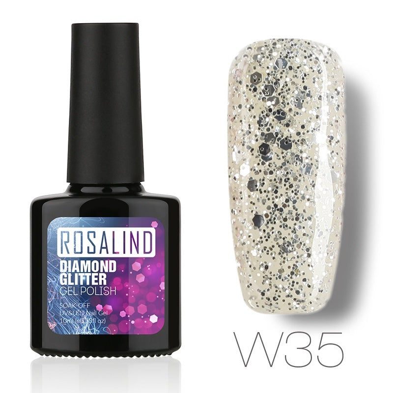 Diamond Nail Gel – Shiny Long-Lasting UV/LED Gel Polish for Sparkling Nail Art - HZ Mobile
