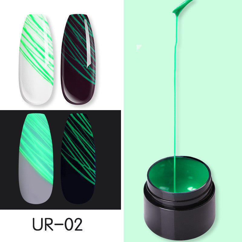 Luminous Spider Nail Gel – UV Glow Nail Art Gel Polish for DIY & Salon Manicure - HZ Mobile