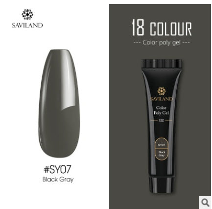 15g Colored Crystal Nail Extension Gel – Builder Glue for DIY & Professional Nail Art - HZ Mobile