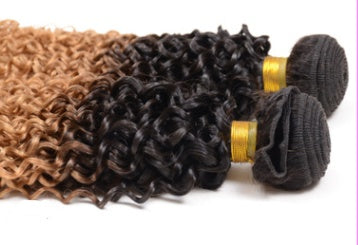 Real Human Hair Extensions – Gradient Color Wig & Clip-In Hair Extensions for Natural Styling - HZ Mobile