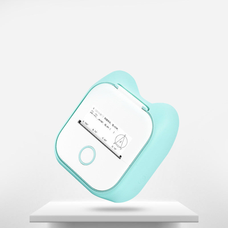 Portable Mini Thermal Label Printer Home Photo Printer Student Wrong Question Printer Bluetooth-compatible Mini Label Printer Price Tag - HZ Mobile