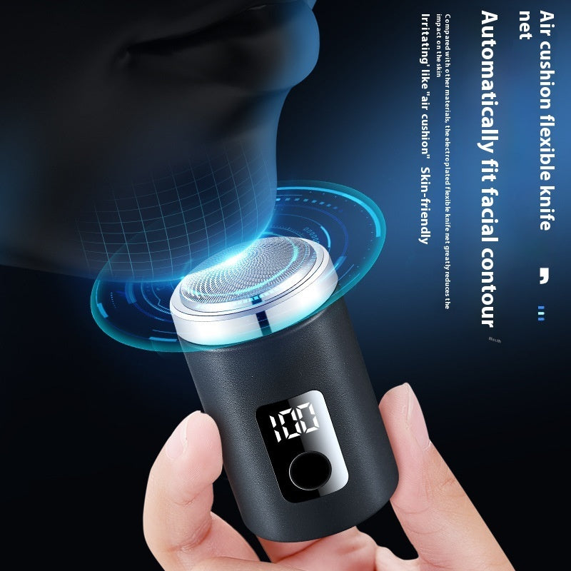 Mini Men’s Electric Shaver – Compact USB Rechargeable Razor with Power Display - HZ Mobile