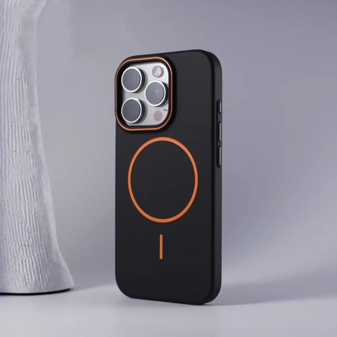 Applicable To IPhone16 Phone Case Skin-feeling Frosted Pc Magnetic Protective Sleeve - HZ Mobile