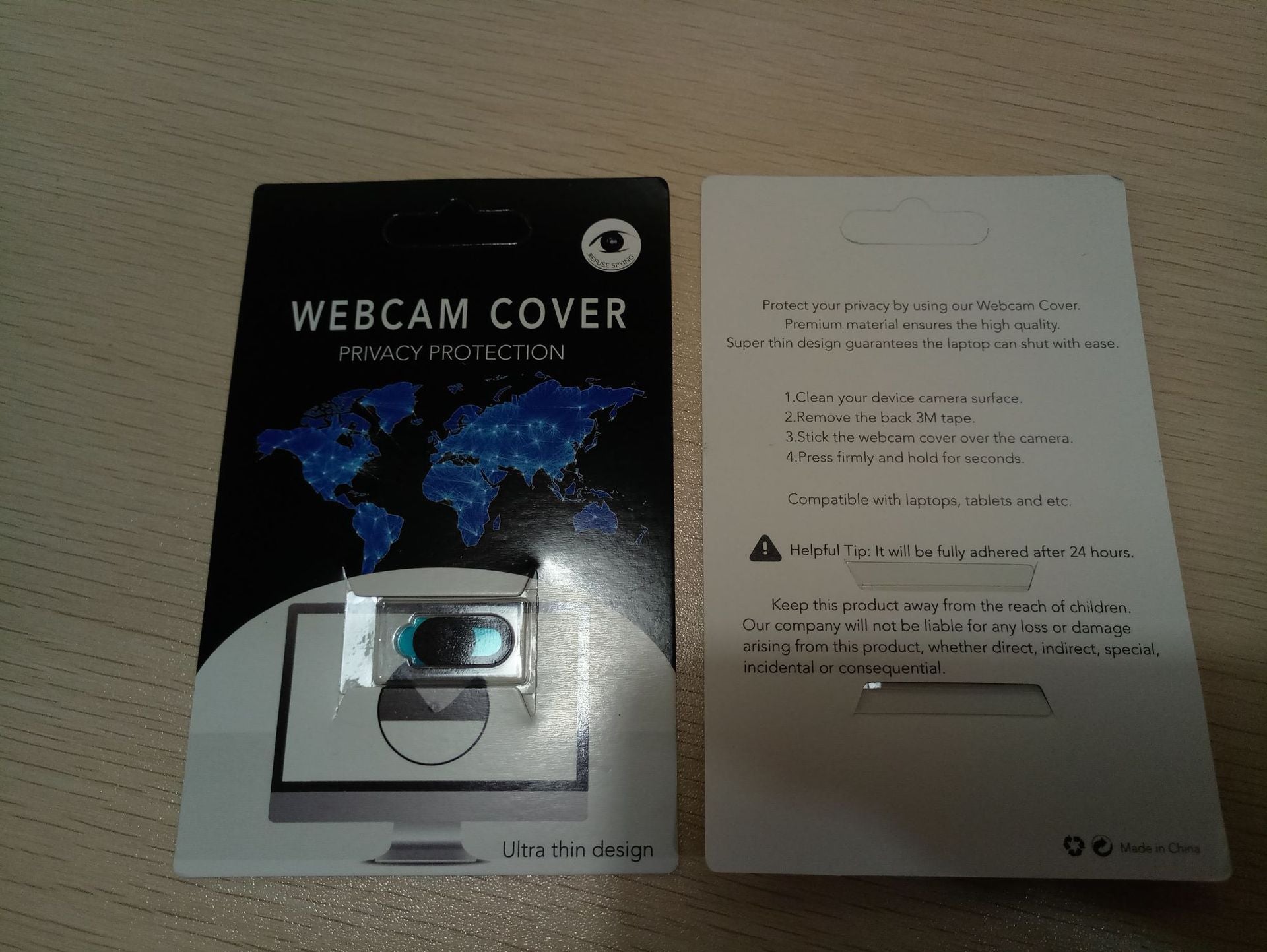 Plastic camera screen, laptop tablet computer mobile phone anti hacker peeping protection cover - HZ Mobile