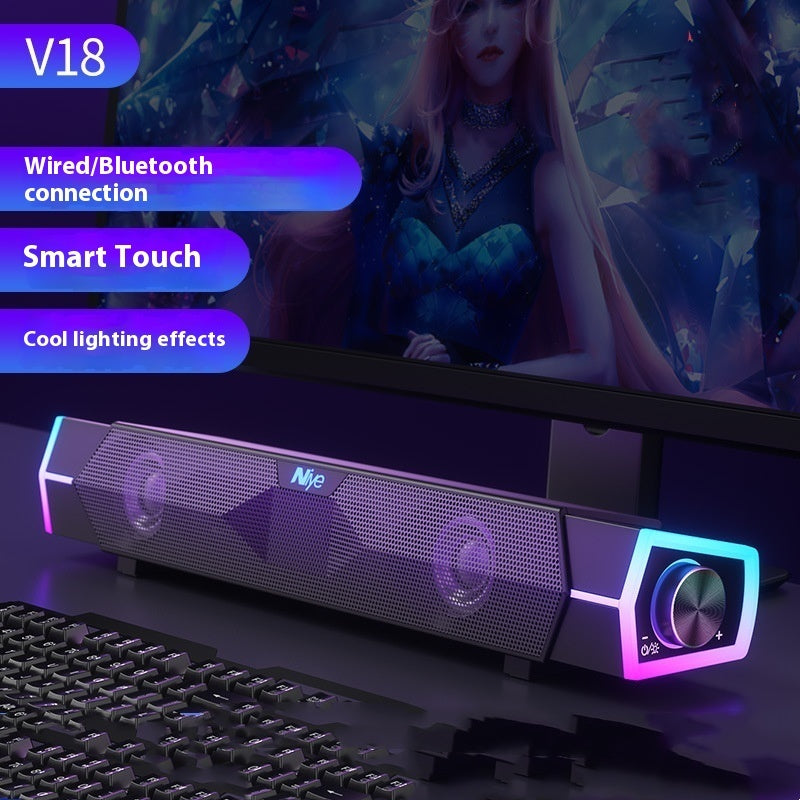 Bluetooth Speaker Dual Speaker Subwoofer Theater Level Surround Computer Speaker - HZ Mobile