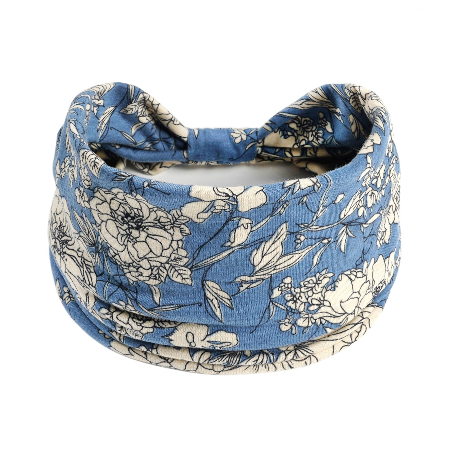 Bohemian Yoga Sports Headband – Cashew Print, Sweat-Absorbent & Non-Slip Elastic Hairband - HZ Mobile
