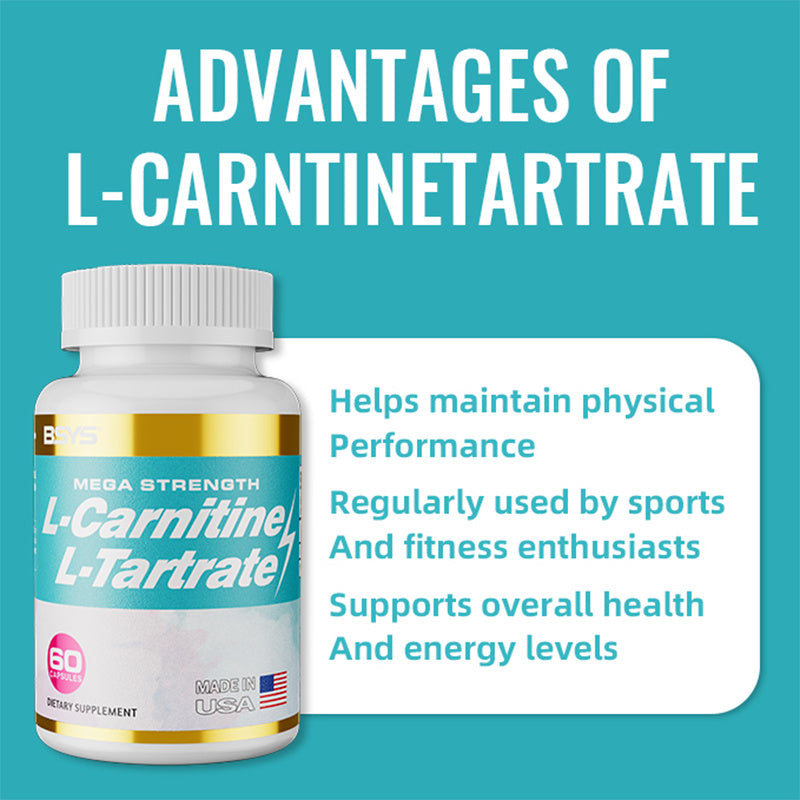 L-Carnitine L-Tartrate Capsules – Energy, Metabolism & Workout Recovery Support - HZ Mobile