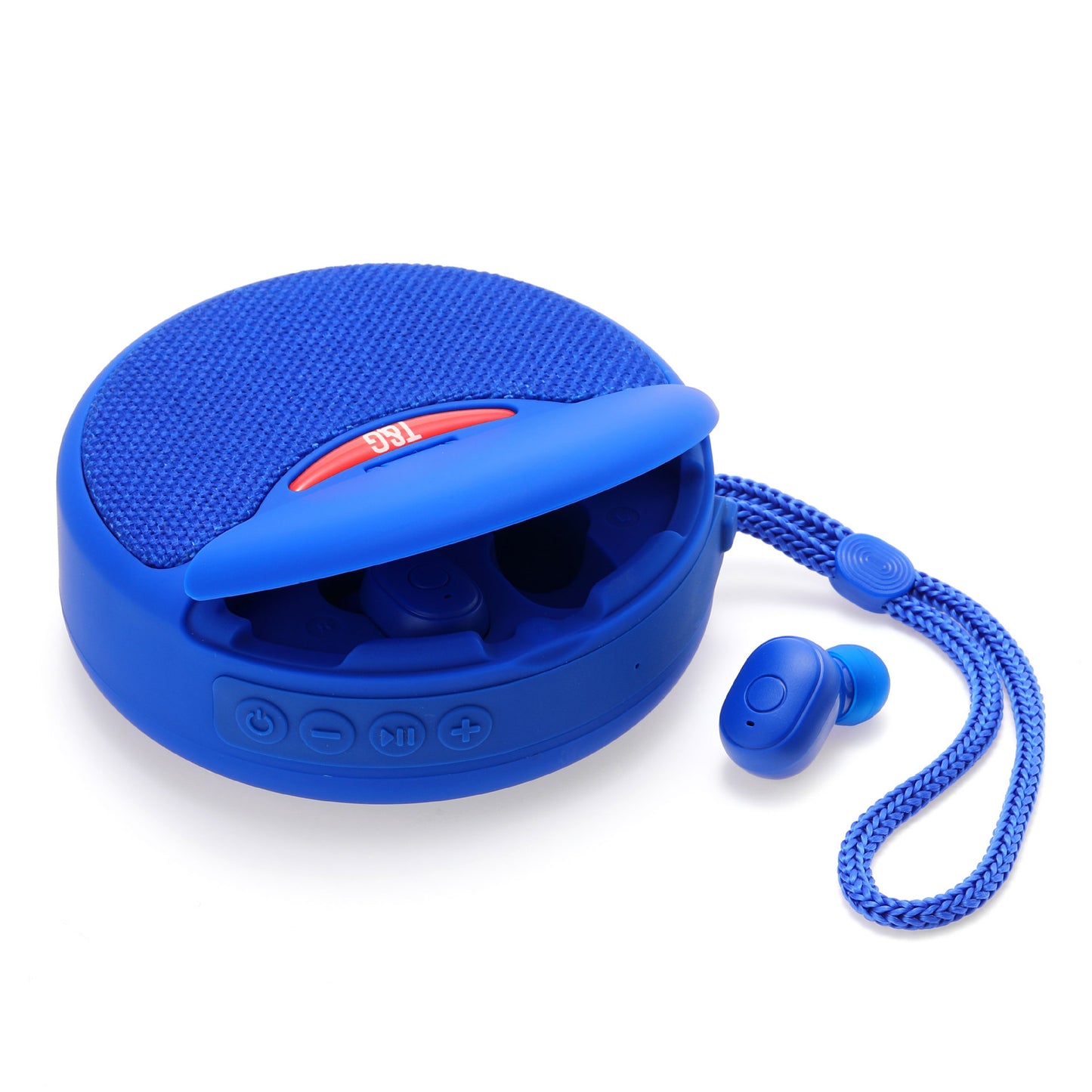Outdoor Portable Headset Bluetooth Speaker Integrated Wireless 3D Stereo Subwoofer Music Speaker Support TF Card FM Radio - HZ Mobile