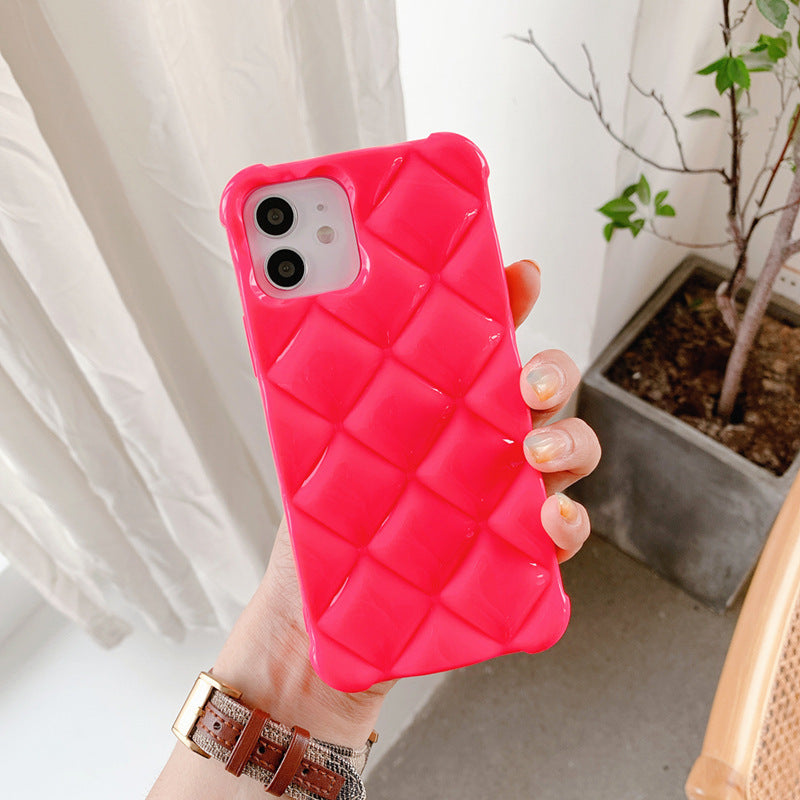 Creative Three-dimensional Rhombus Simple Mobile Phone Case - HZ Mobile