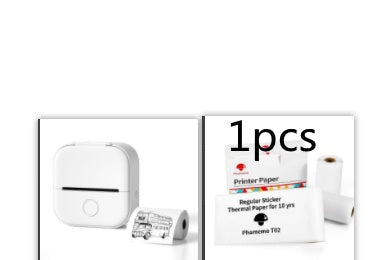 Portable Mini Thermal Label Printer Home Photo Printer Student Wrong Question Printer Bluetooth-compatible Mini Label Printer Price Tag - HZ Mobile