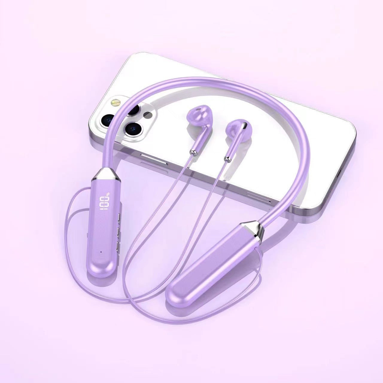 Neck Hanging Bluetooth Earphone In-ear Sports - HZ Mobile