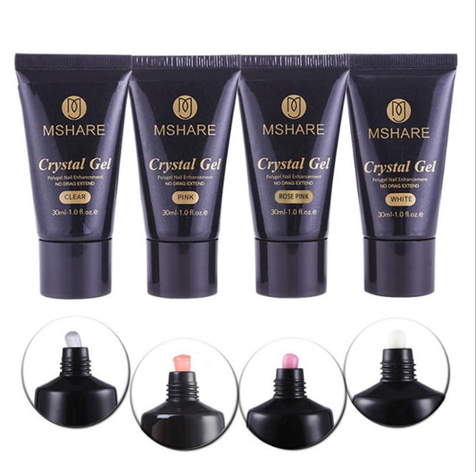 Poly Gel for Nails – Easy Builder Gel for Quick DIY & Professional Nail Extensions - HZ Mobile