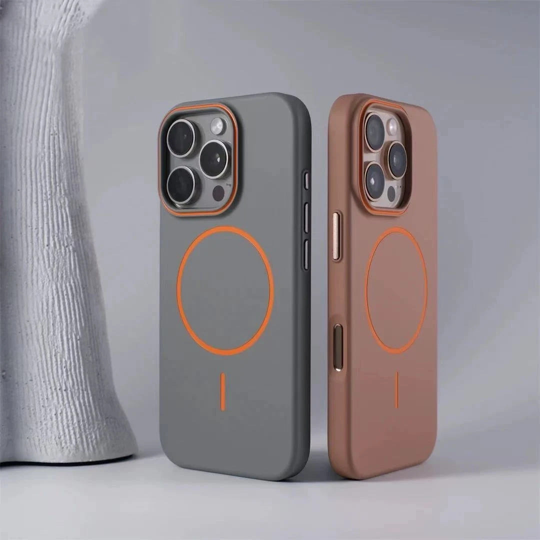 Applicable To IPhone16 Phone Case Skin-feeling Frosted Pc Magnetic Protective Sleeve - HZ Mobile