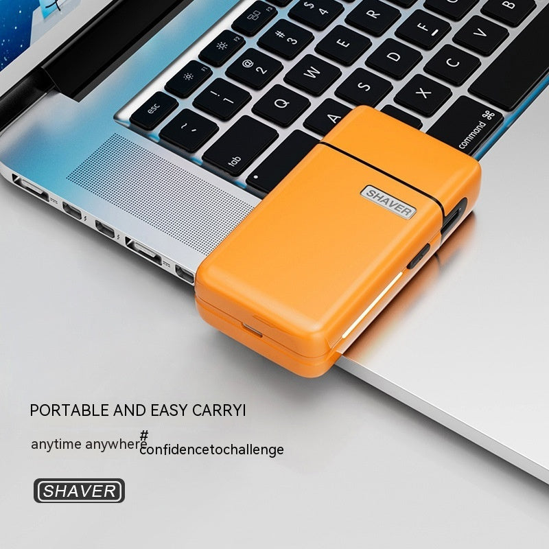 Mini Electric Shaver – Fully Washable, Magnetic Blade, USB Type-C Charging - HZ Mobile