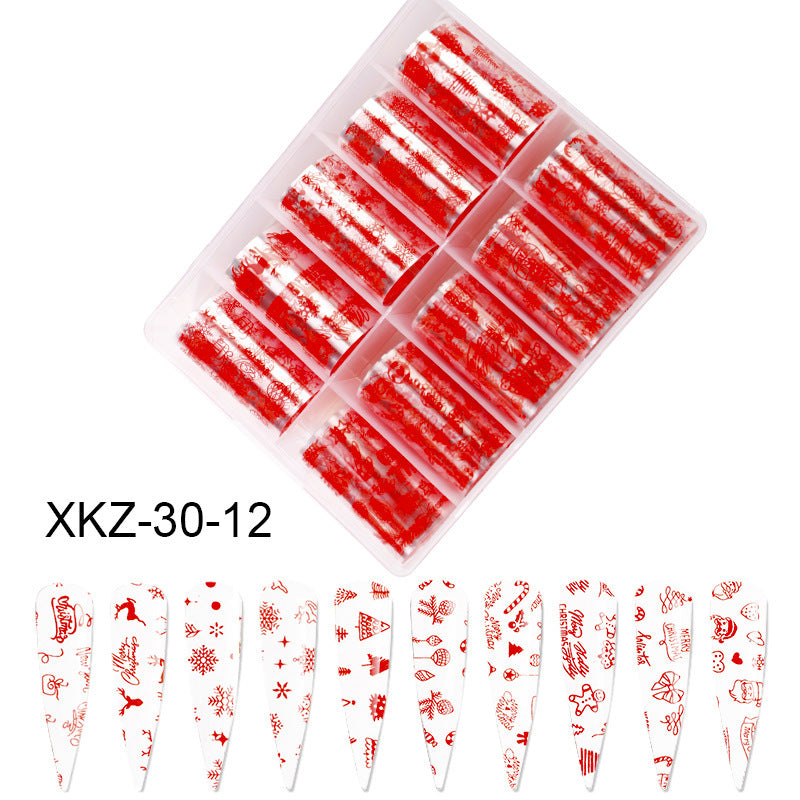 Butterfly & Star Nail Transfer Paper – Laser Foil Stickers for DIY European & American Nail Art - HZ Mobile