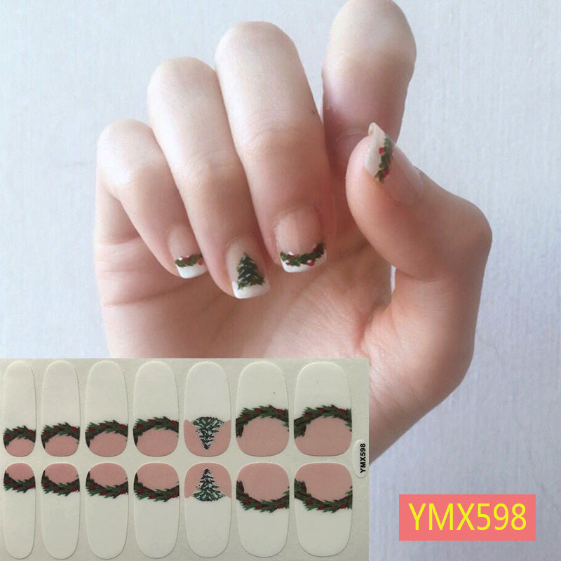 Christmas Nail Stickers – Festive Holiday Nail Art Decals for DIY & Professional Manicure - HZ Mobile