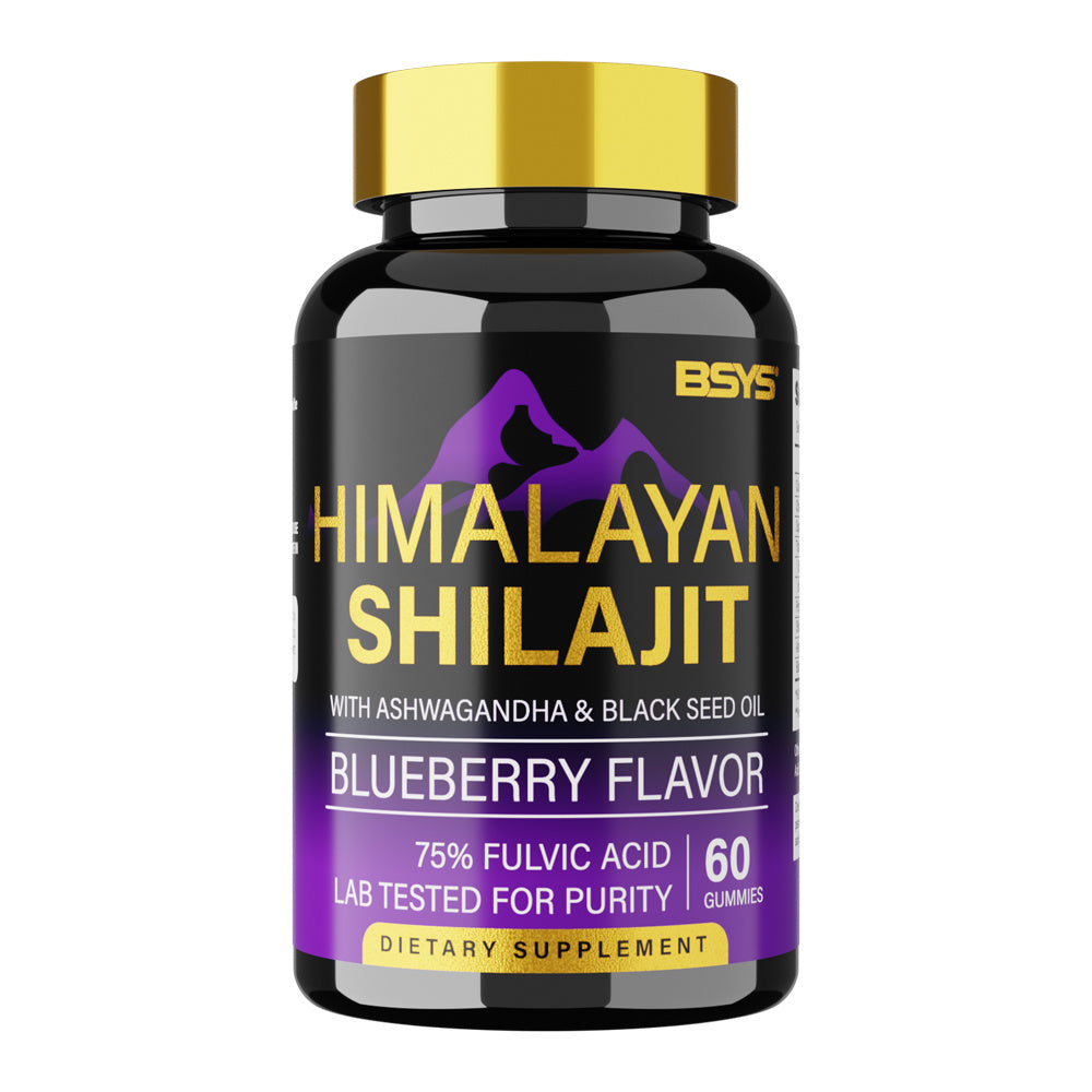 BSYS Shilajit Gummies – 60 Count Natural Energy, Stamina & Vitality Supplement - HZ Mobile