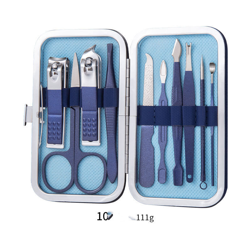 Professional Nail Clippers & Pedicure Set – Scissors, Dead Skin Pliers, Ear Spoon & Nail Groove Trimmers - HZ Mobile