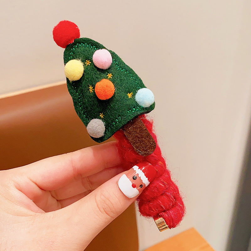 Christmas Hair Ties for Girls – Cute Elastic Telephone Wire Spiral Bands & Festive Kids Hair Accessories - HZ Mobile