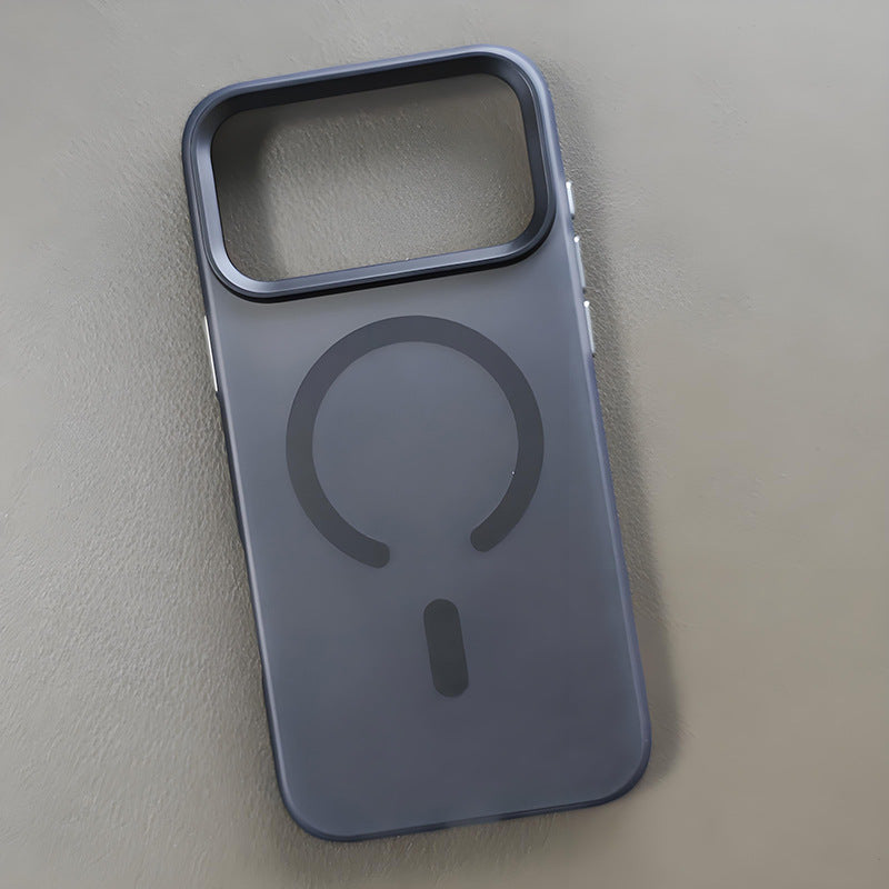 Applicable To 17promax Phone Case New Magnetic Simple Skin Sense Drop-resistant Protective Cover - HZ Mobile