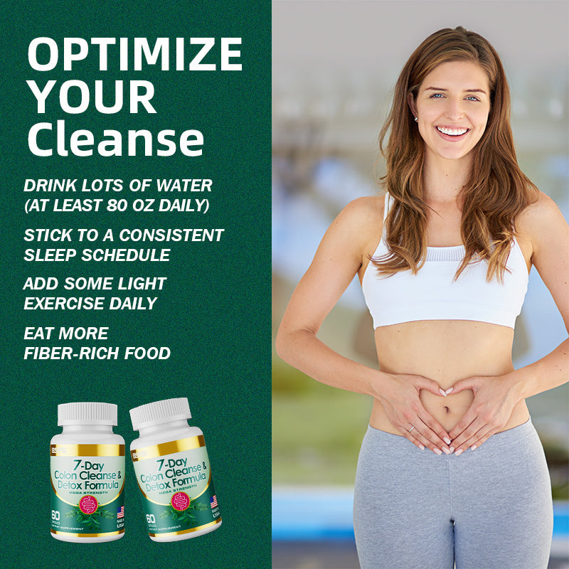 7-Day Colon Cleanse & Detox Capsules – Natural Digestive Support & Gentle Detox Formula - HZ Mobile