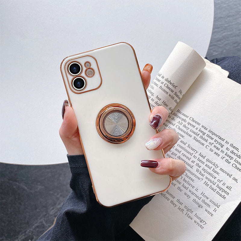 Electroplating Car Magnetic Mobile Phone Case - HZ Mobile