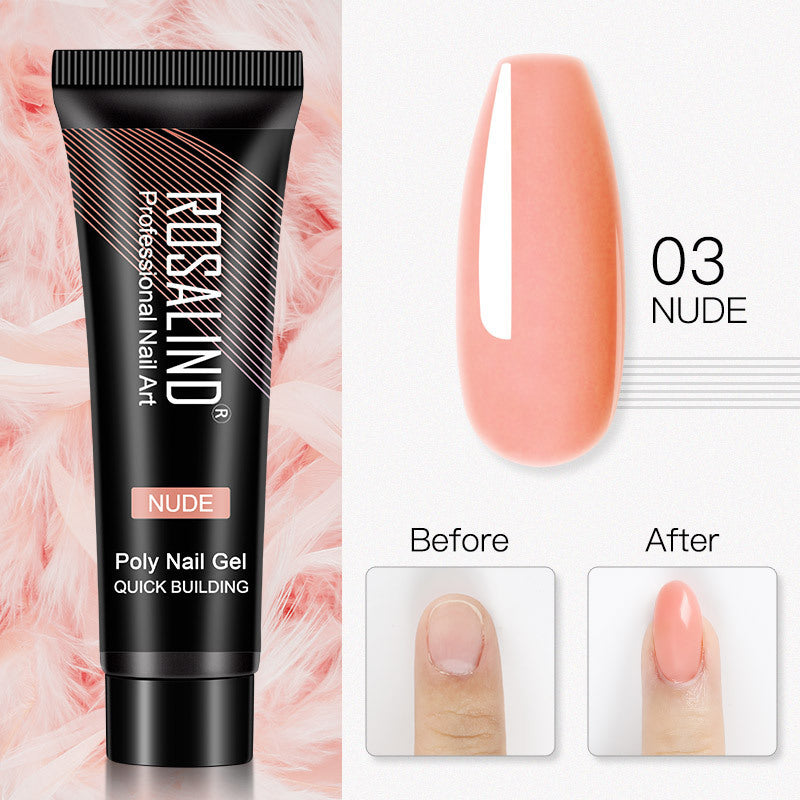 ROSALIND 15ml Crystal UV Nail Extension Gel – Builder Glue for DIY & Professional Manicure - HZ Mobile