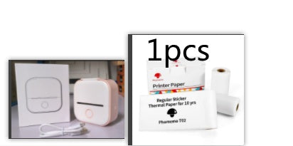 Portable Mini Thermal Label Printer Home Photo Printer Student Wrong Question Printer Bluetooth-compatible Mini Label Printer Price Tag - HZ Mobile